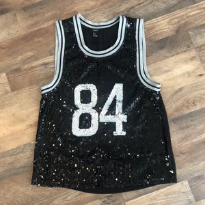 Glitter Basketball Jersey